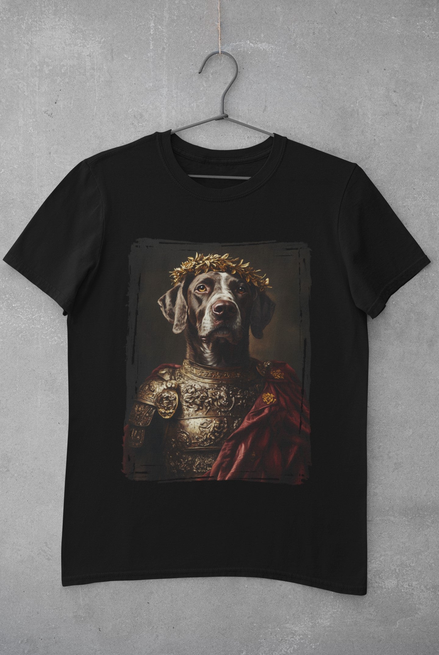 German Shorthaired Pointer Roman Emperor Graphic Tee