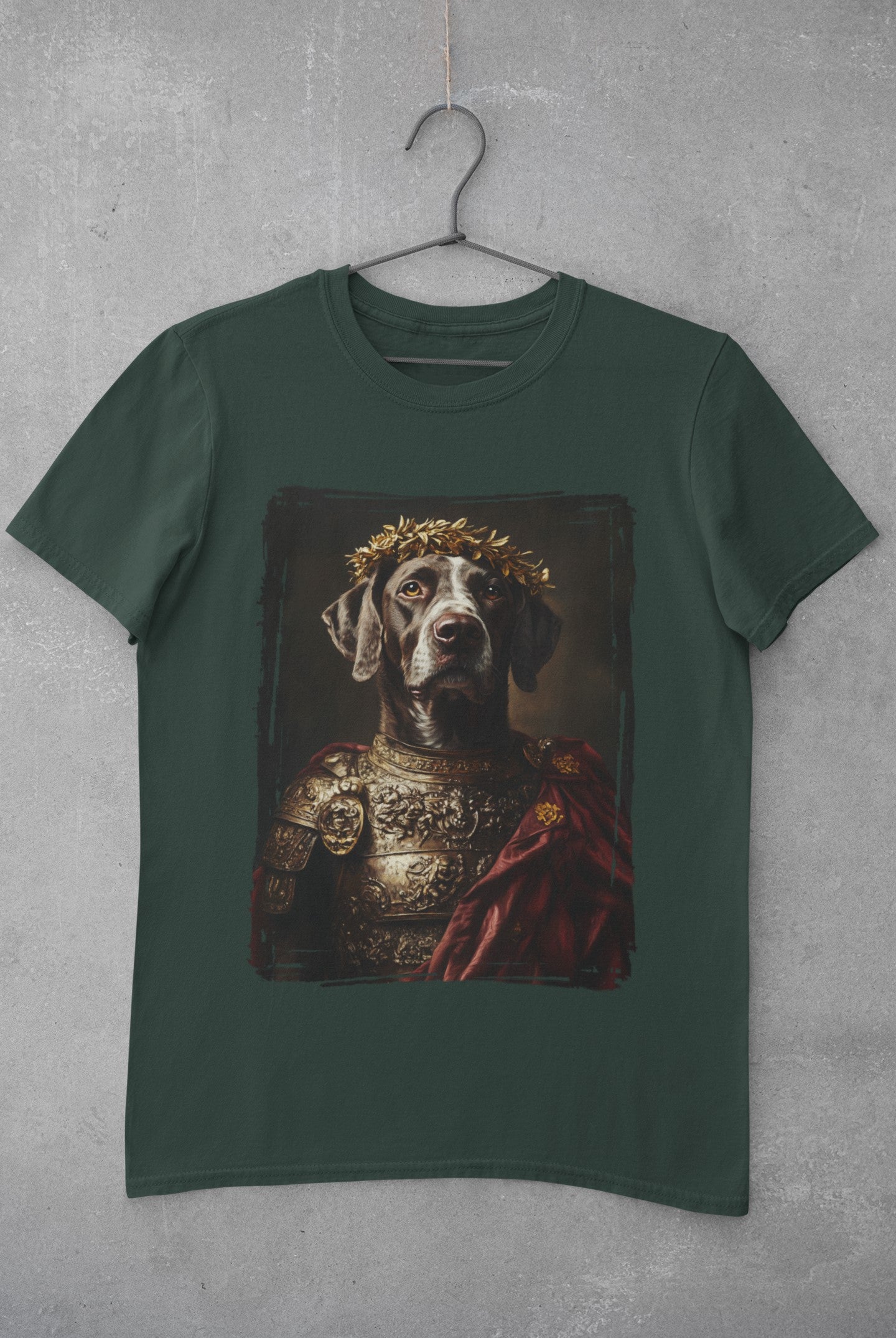 German Shorthaired Pointer Roman Emperor Graphic Tee