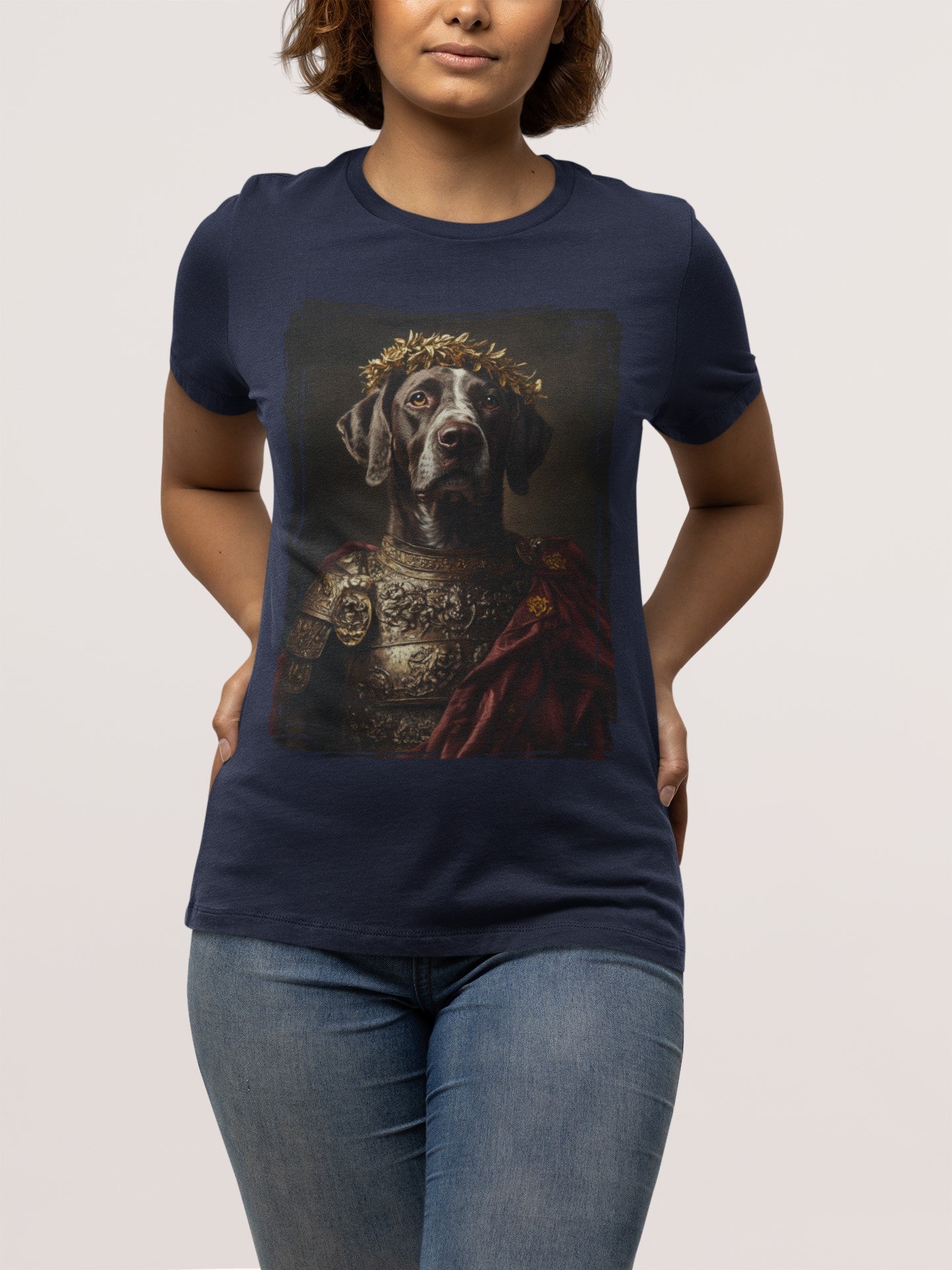 German Shorthaired Pointer Roman Emperor Graphic Tee