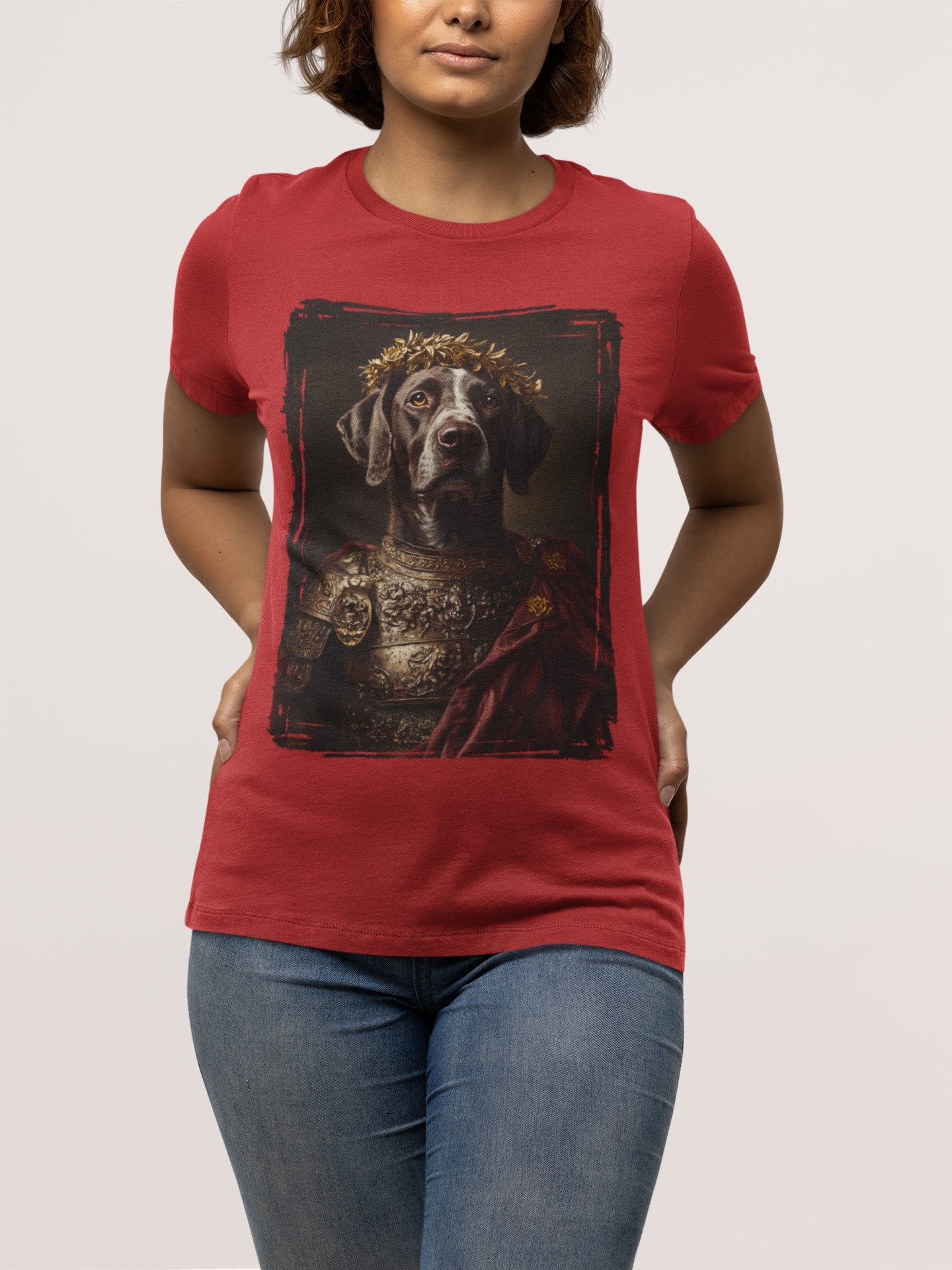 German Shorthaired Pointer Roman Emperor Graphic Tee