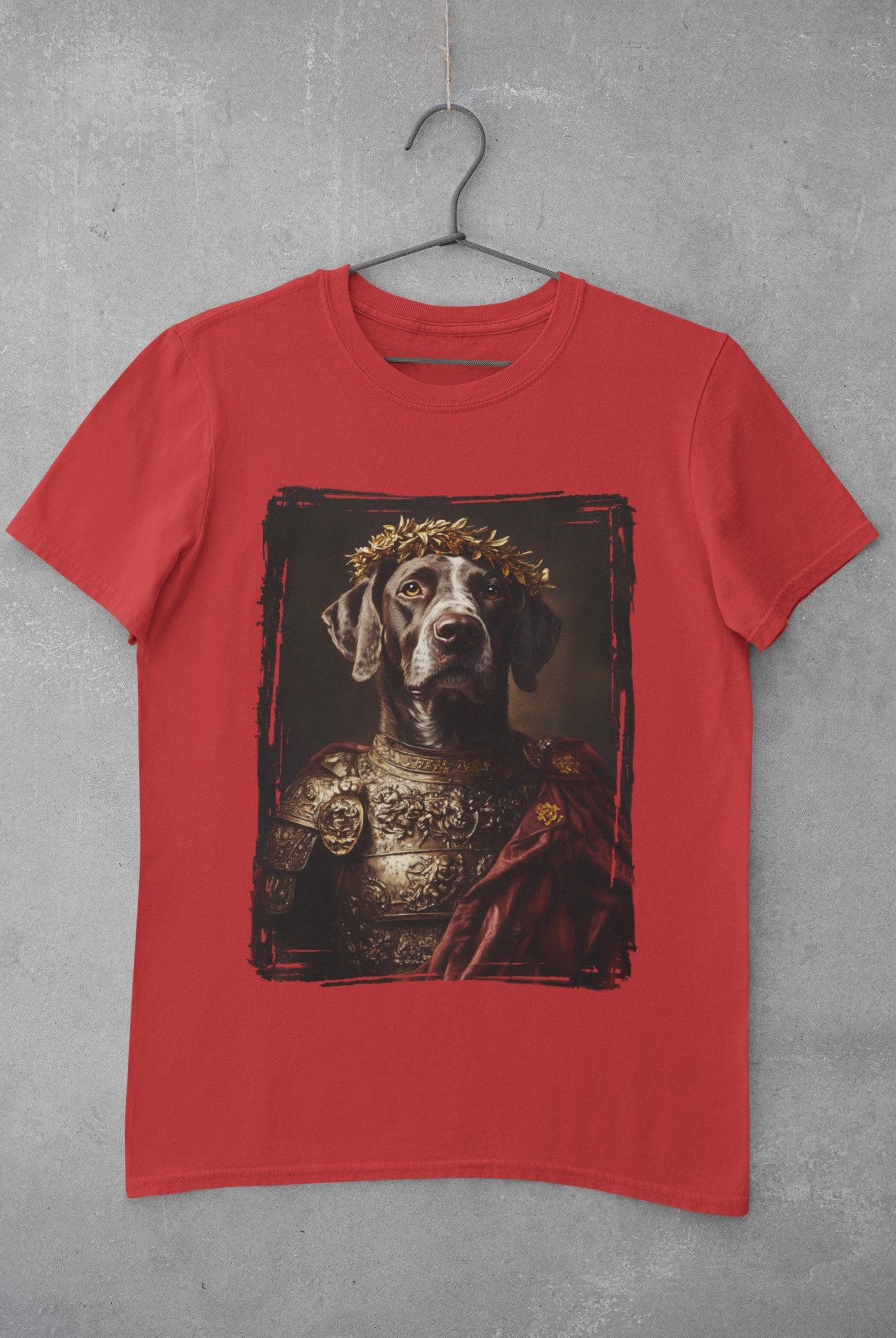German Shorthaired Pointer Roman Emperor Graphic Tee