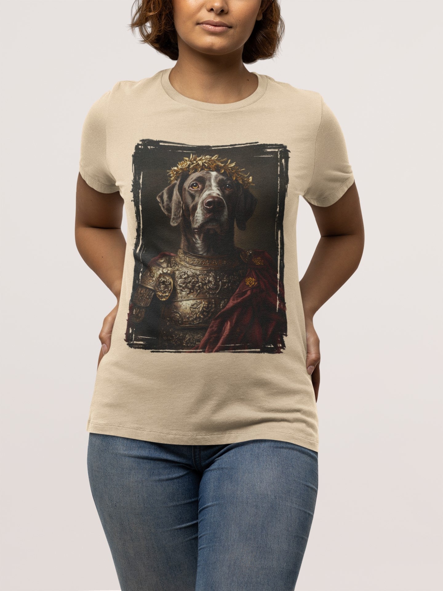 German Shorthaired Pointer Roman Emperor Graphic Tee
