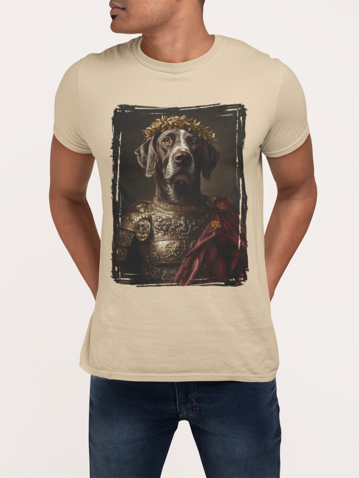 German Shorthaired Pointer Roman Emperor Graphic Tee