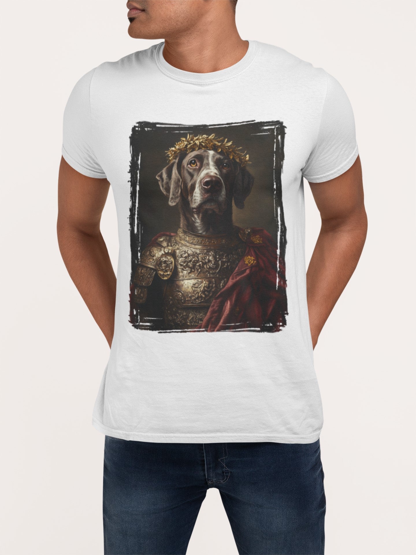 German Shorthaired Pointer Roman Emperor Graphic Tee