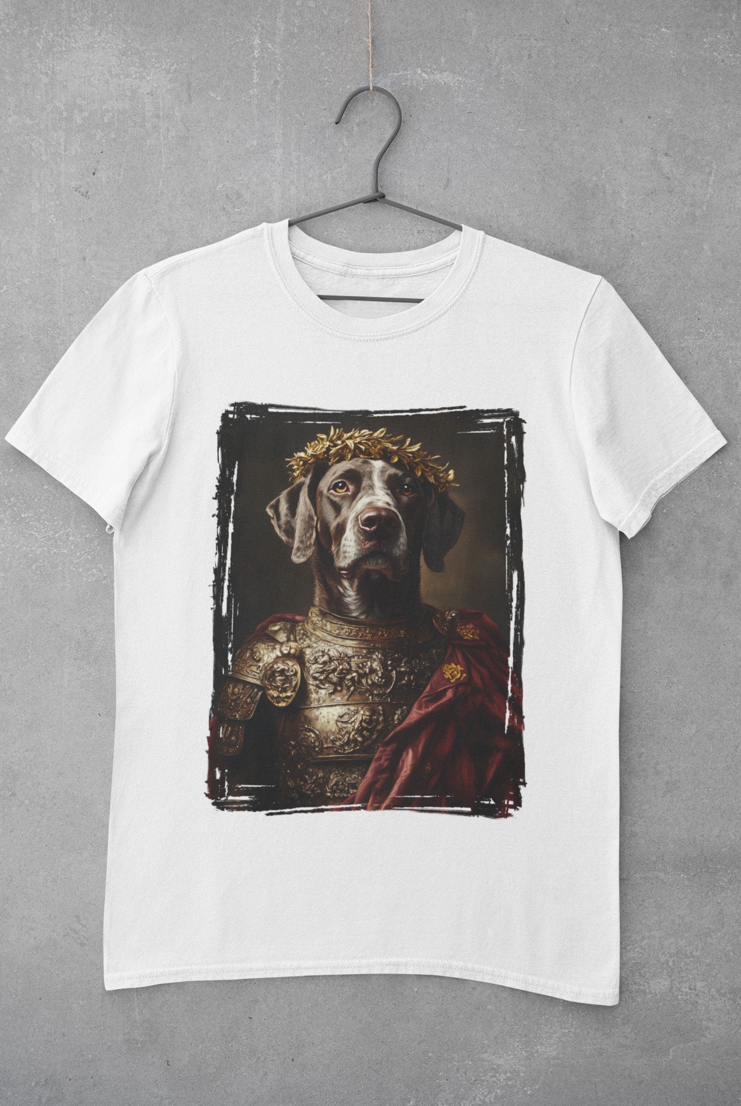 German Shorthaired Pointer Roman Emperor Graphic Tee