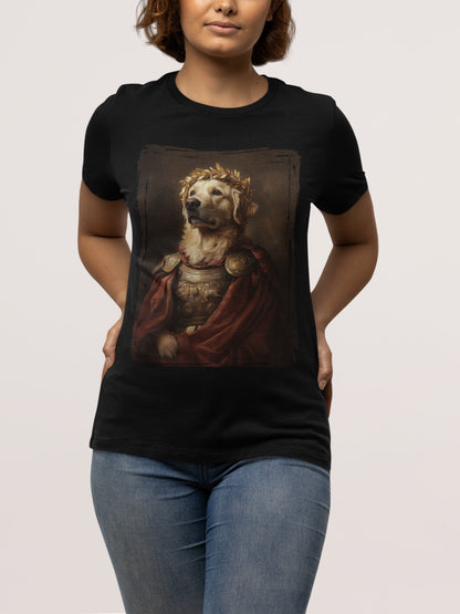 Golden Retriever Roman Emperor Graphic Tee