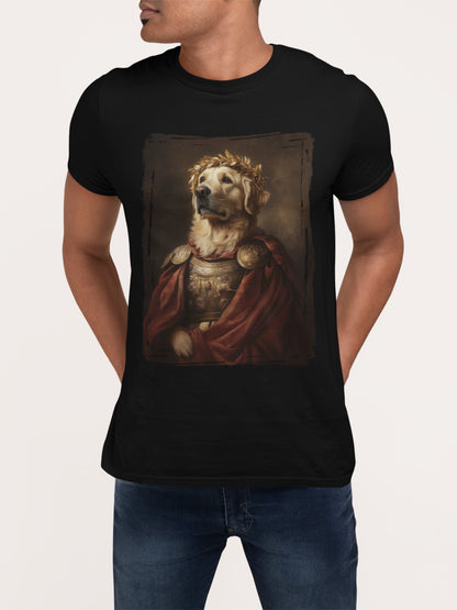 Golden Retriever Roman Emperor Graphic Tee