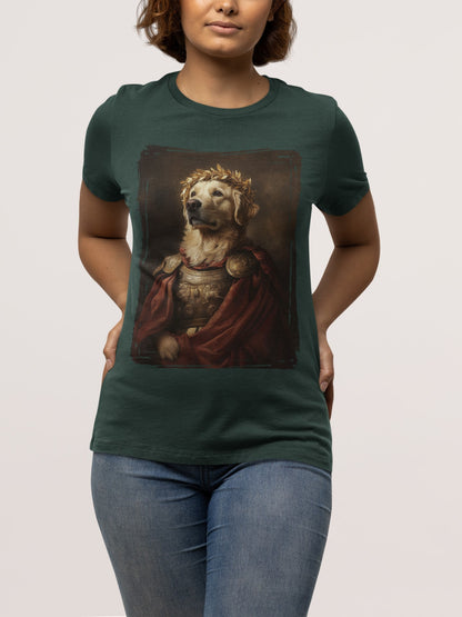 Golden Retriever Roman Emperor Graphic Tee