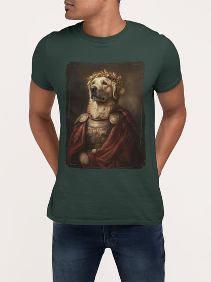 Golden Retriever Roman Emperor Graphic Tee
