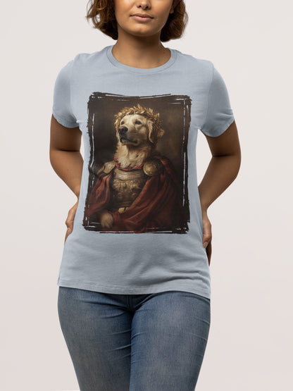 Golden Retriever Roman Emperor Graphic Tee