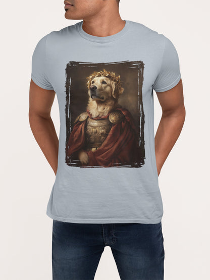 Golden Retriever Roman Emperor Graphic Tee