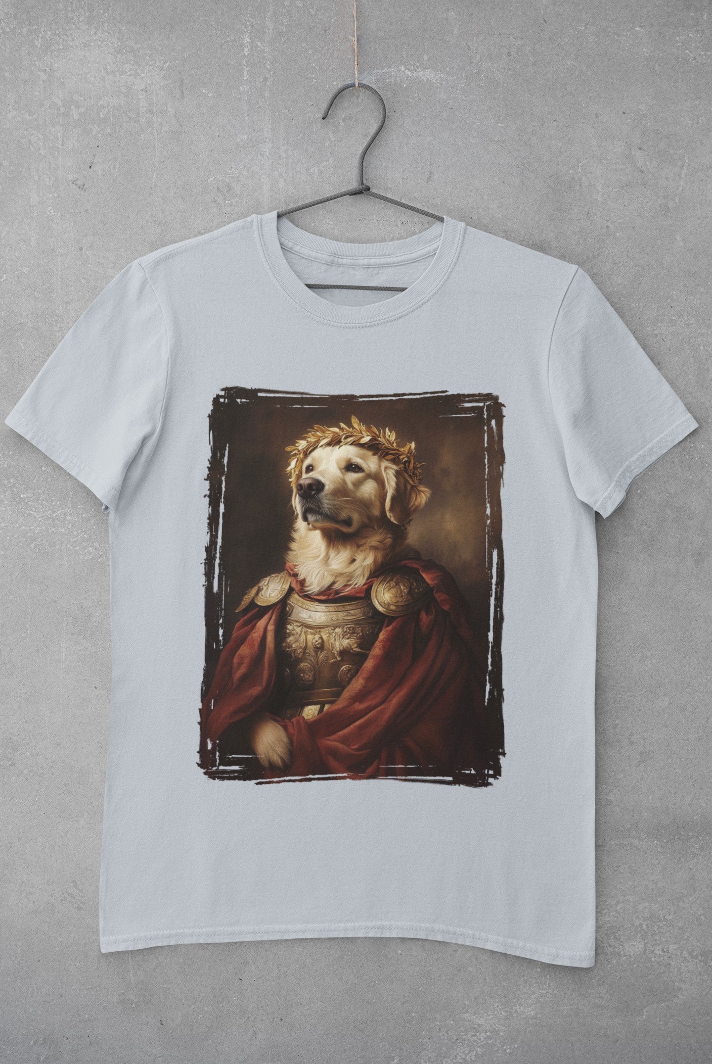Golden Retriever Roman Emperor Graphic Tee