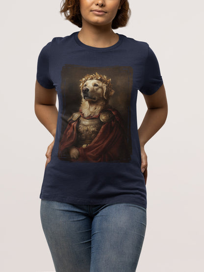 Golden Retriever Roman Emperor Graphic Tee