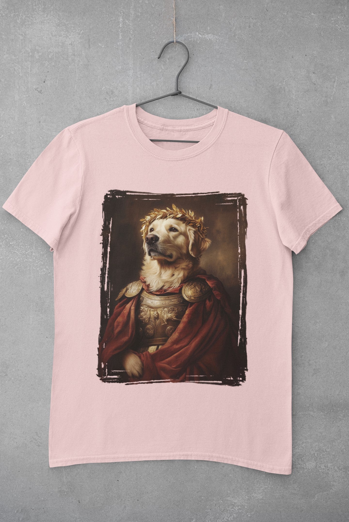 Golden Retriever Roman Emperor Graphic Tee