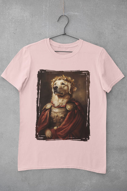 Golden Retriever Roman Emperor Graphic Tee