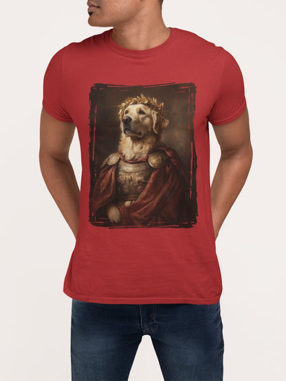 Golden Retriever Roman Emperor Graphic Tee