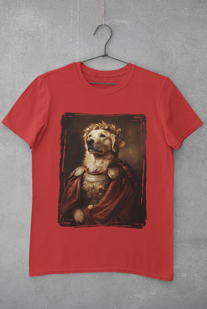 Golden Retriever Roman Emperor Graphic Tee