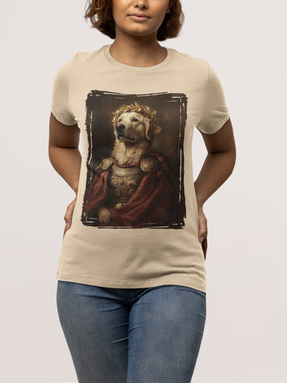 Golden Retriever Roman Emperor Graphic Tee