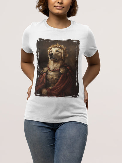 Golden Retriever Roman Emperor Graphic Tee