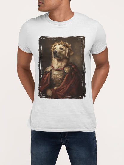 Golden Retriever Roman Emperor Graphic Tee