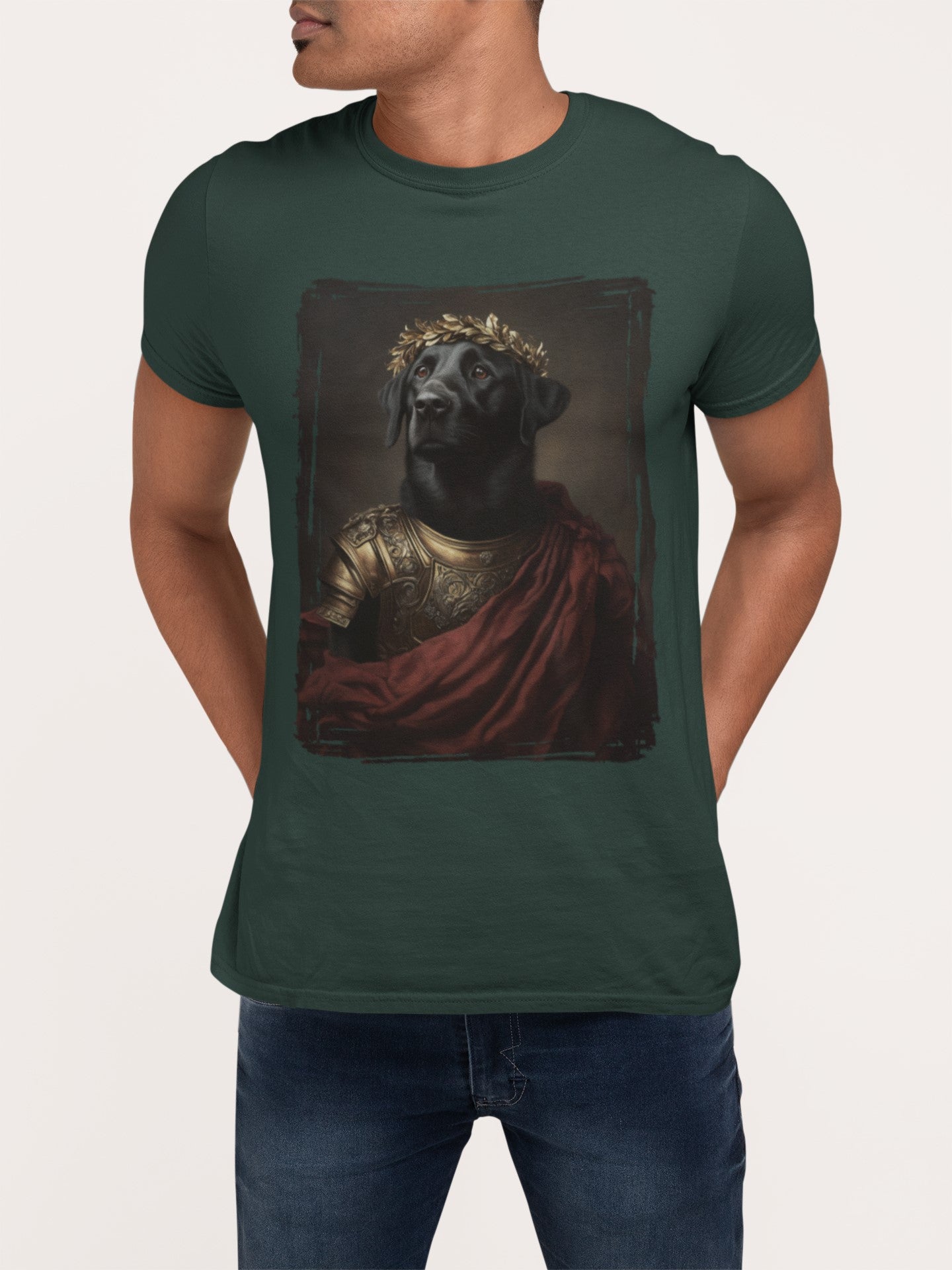 Labrador Roman Emperor Graphic Tee