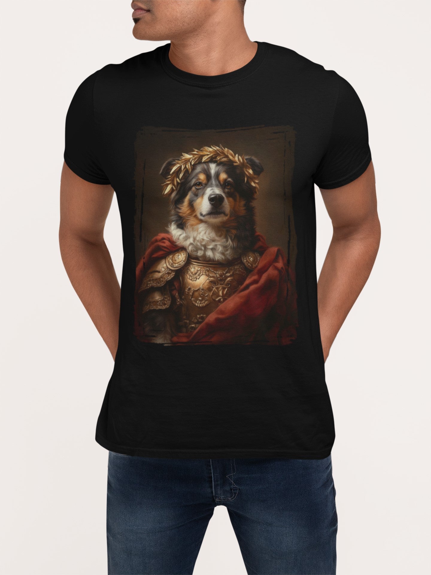 Miniature American Shepherd Roman Emperor Graphic Tee