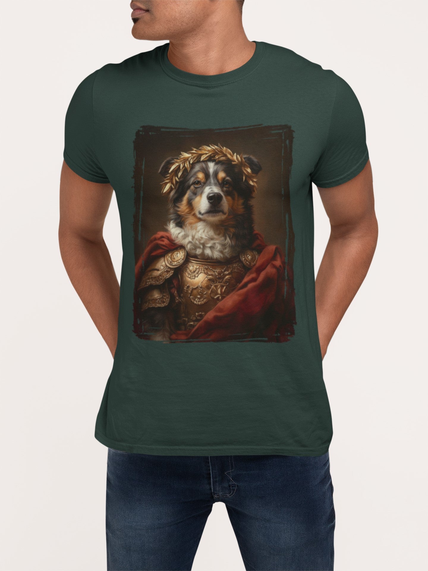 Miniature American Shepherd Roman Emperor Graphic Tee