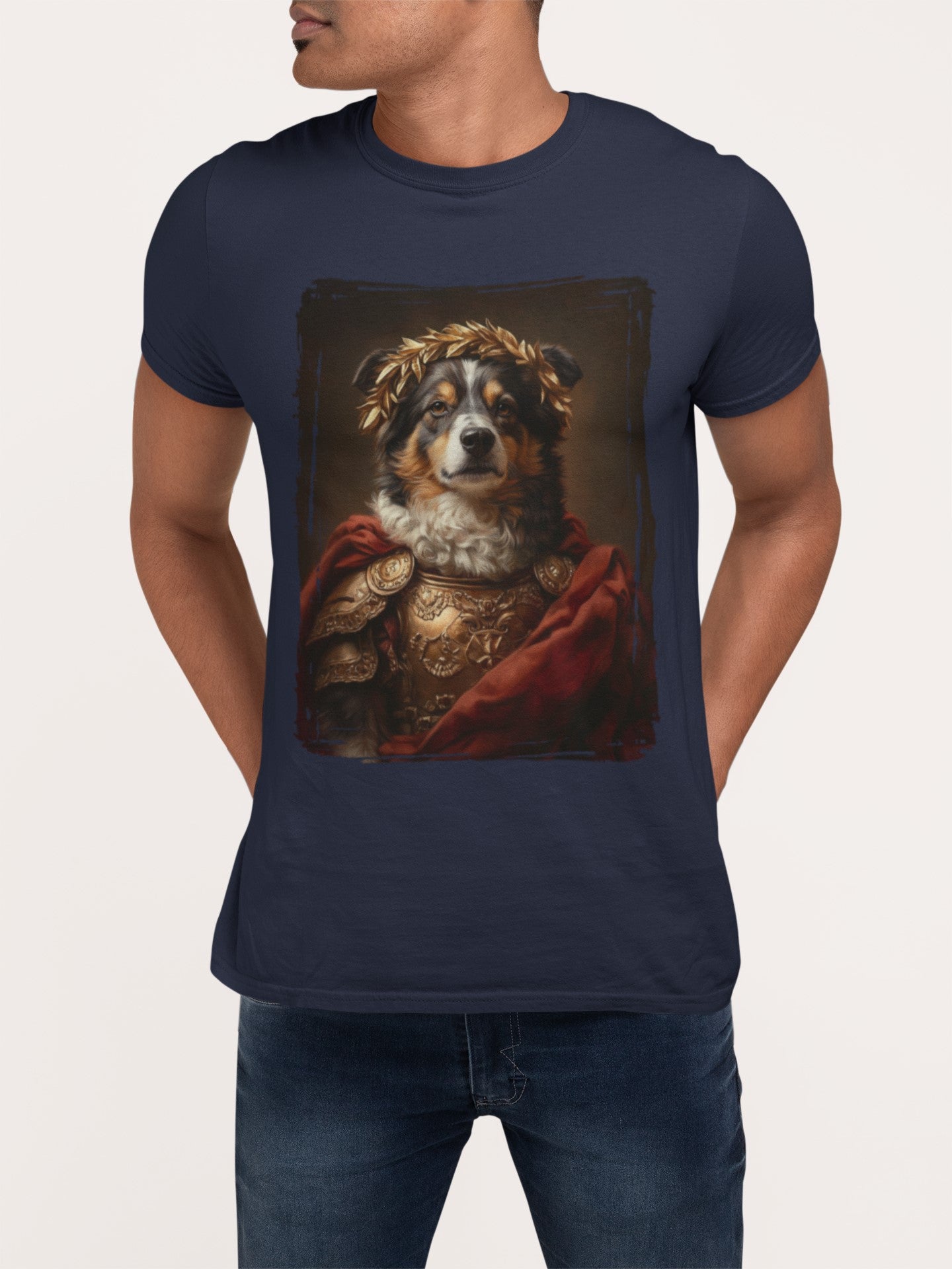 Miniature American Shepherd Roman Emperor Graphic Tee