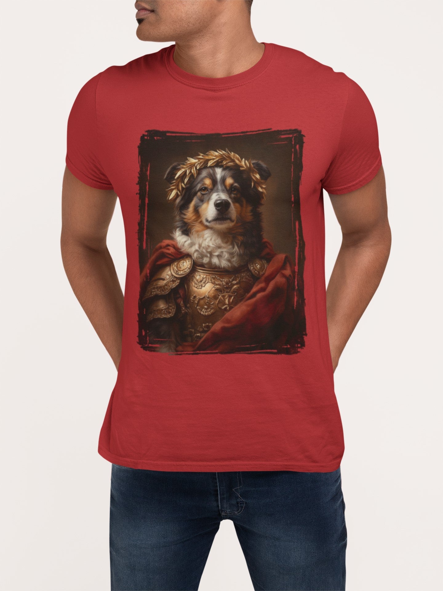 Miniature American Shepherd Roman Emperor Graphic Tee