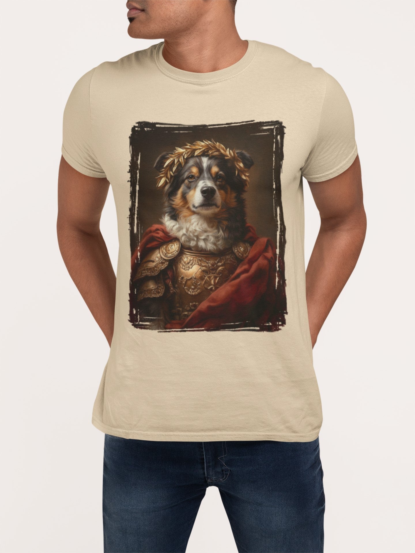 Miniature American Shepherd Roman Emperor Graphic Tee