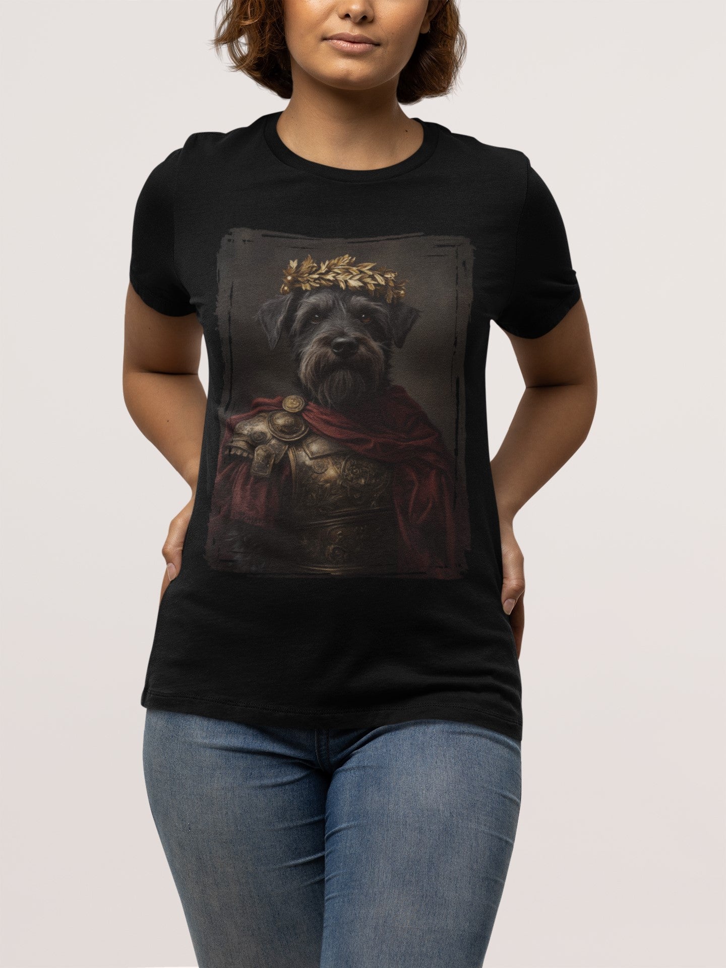 Miniature Schnauzer Roman Emperor Graphic Tee