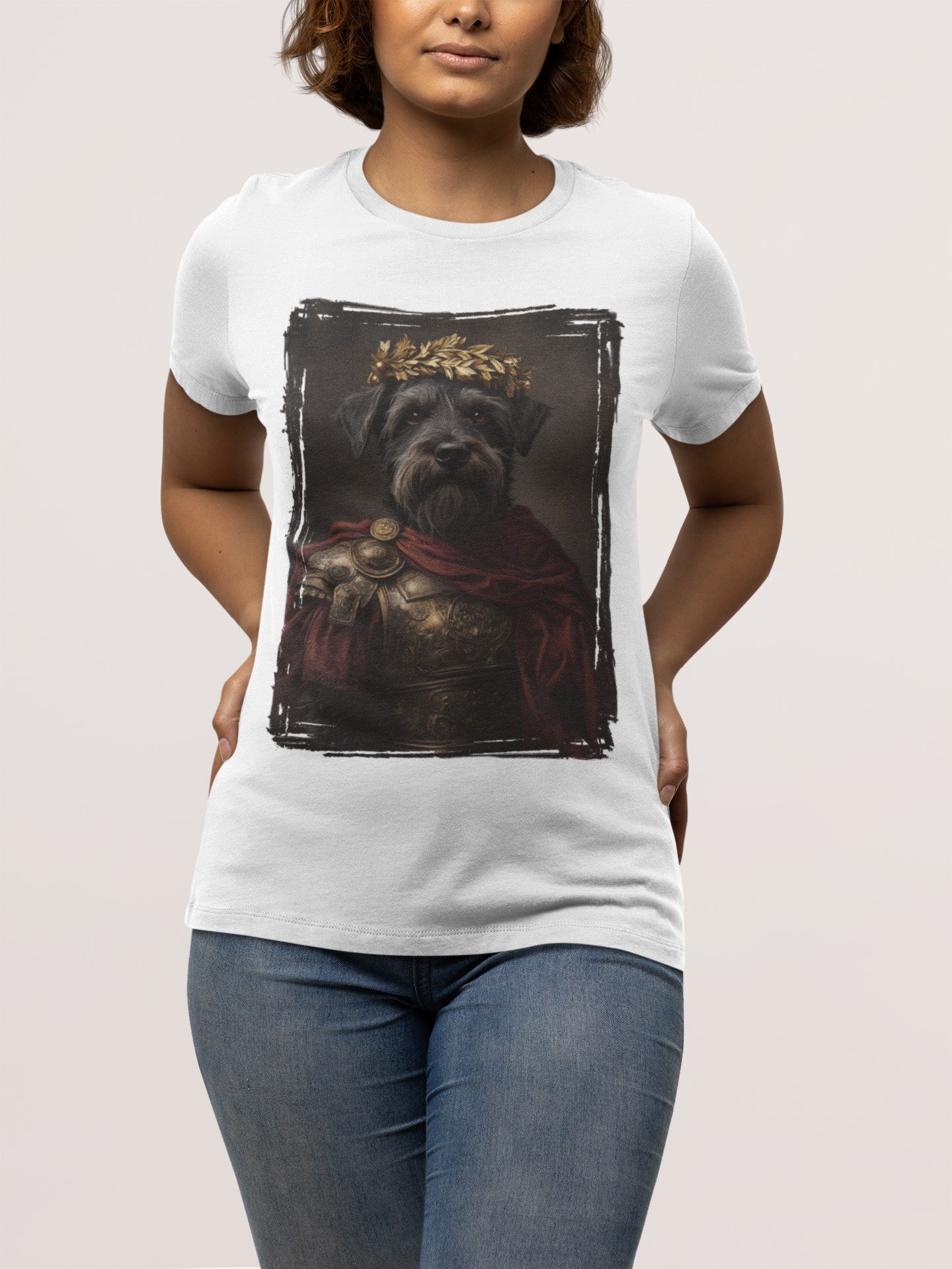 Miniature Schnauzer Roman Emperor Graphic Tee