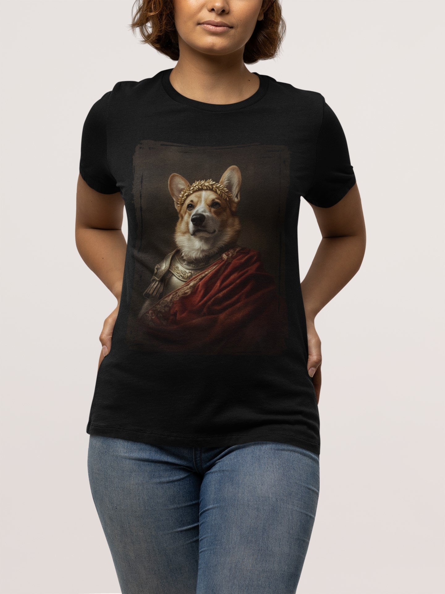 Pembroke Welsh Corgi Roman Emperor Graphic Tee