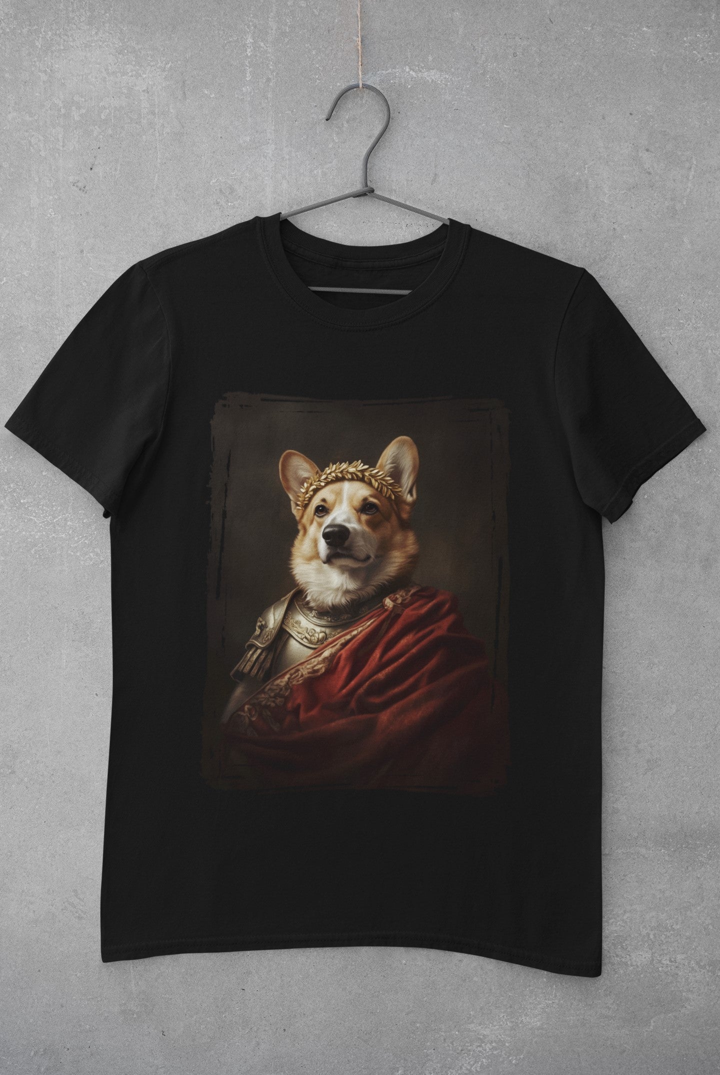 Pembroke Welsh Corgi Roman Emperor Graphic Tee