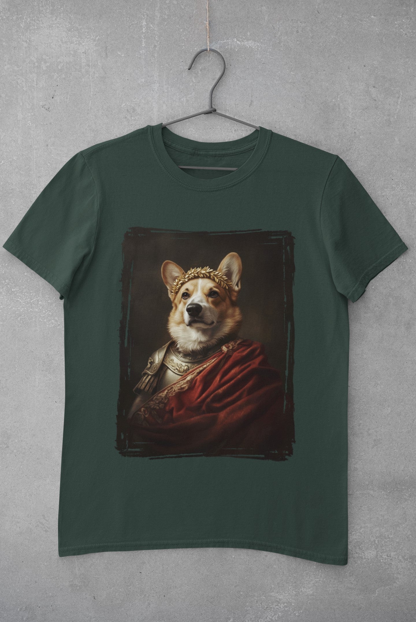 Pembroke Welsh Corgi Roman Emperor Graphic Tee