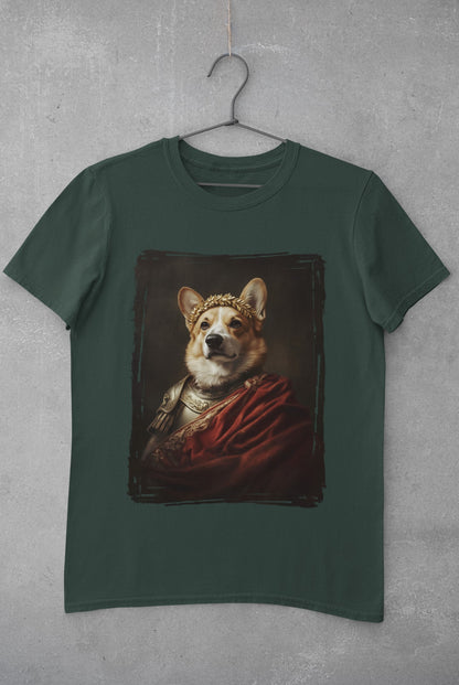 Pembroke Welsh Corgi Roman Emperor Graphic Tee