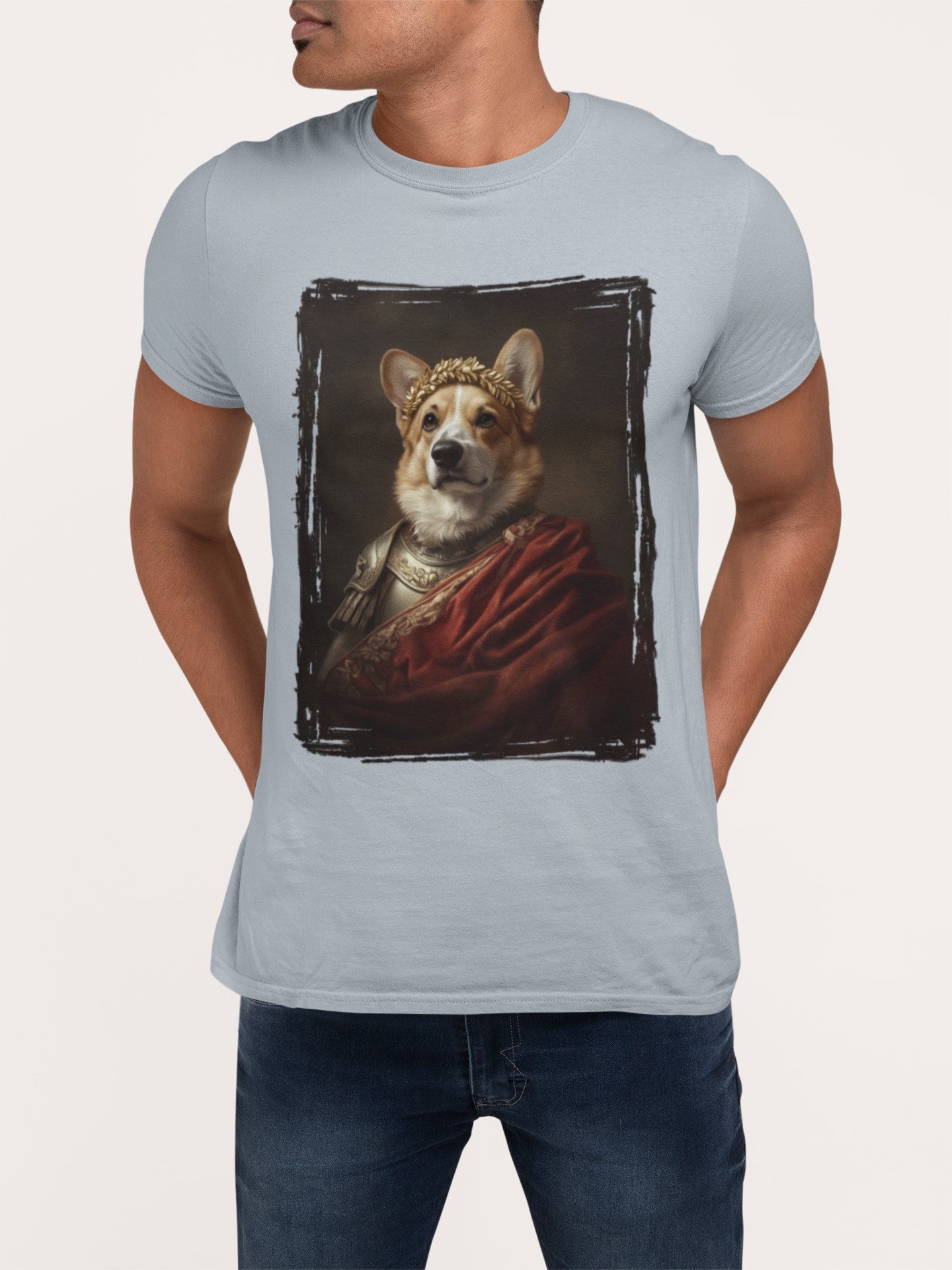 Pembroke Welsh Corgi Roman Emperor Graphic Tee