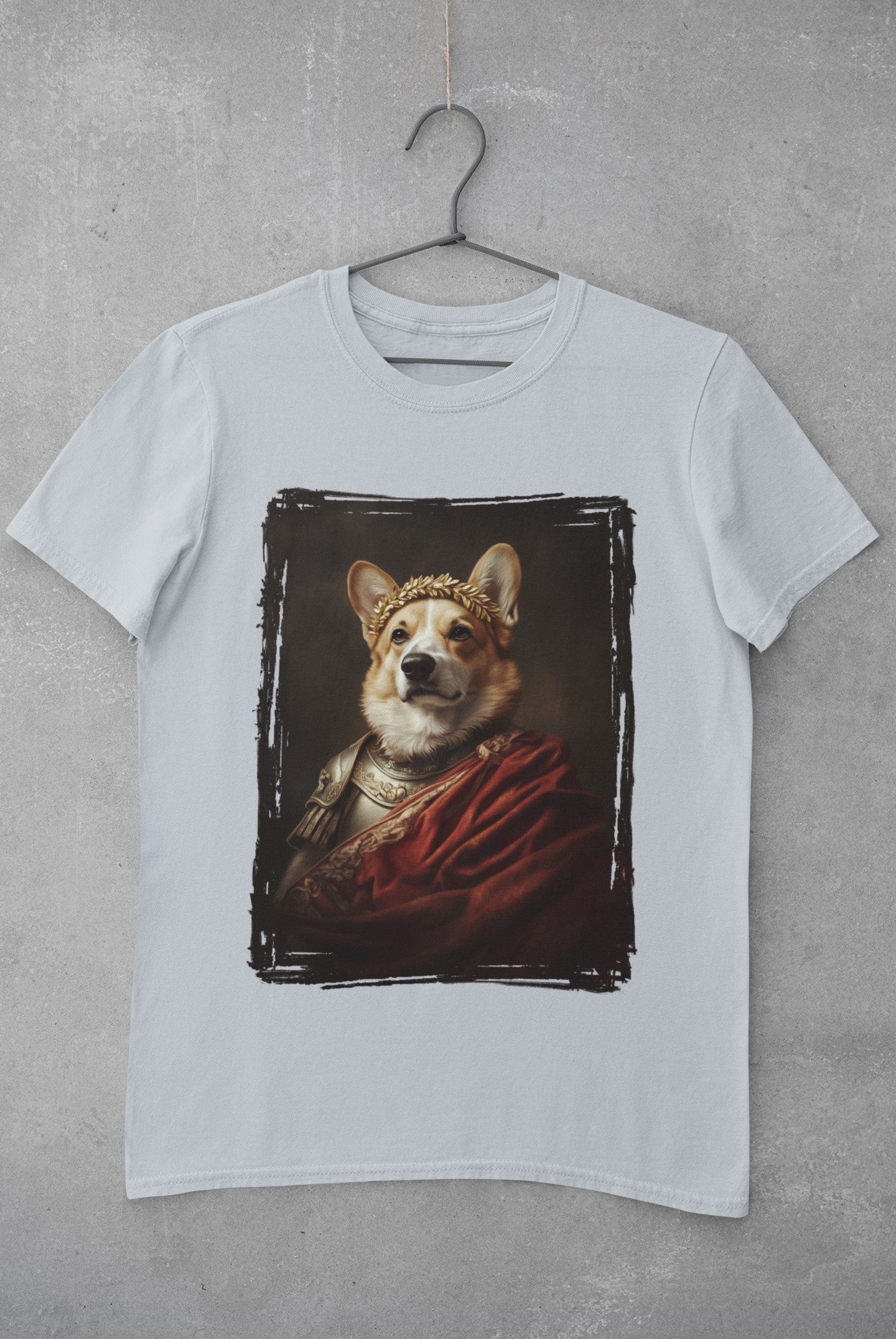 Pembroke Welsh Corgi Roman Emperor Graphic Tee
