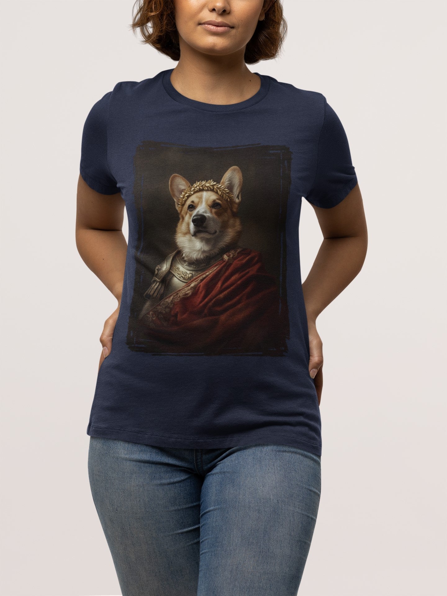Pembroke Welsh Corgi Roman Emperor Graphic Tee