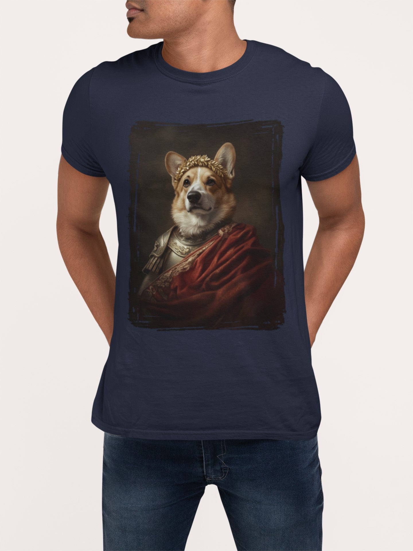 Pembroke Welsh Corgi Roman Emperor Graphic Tee