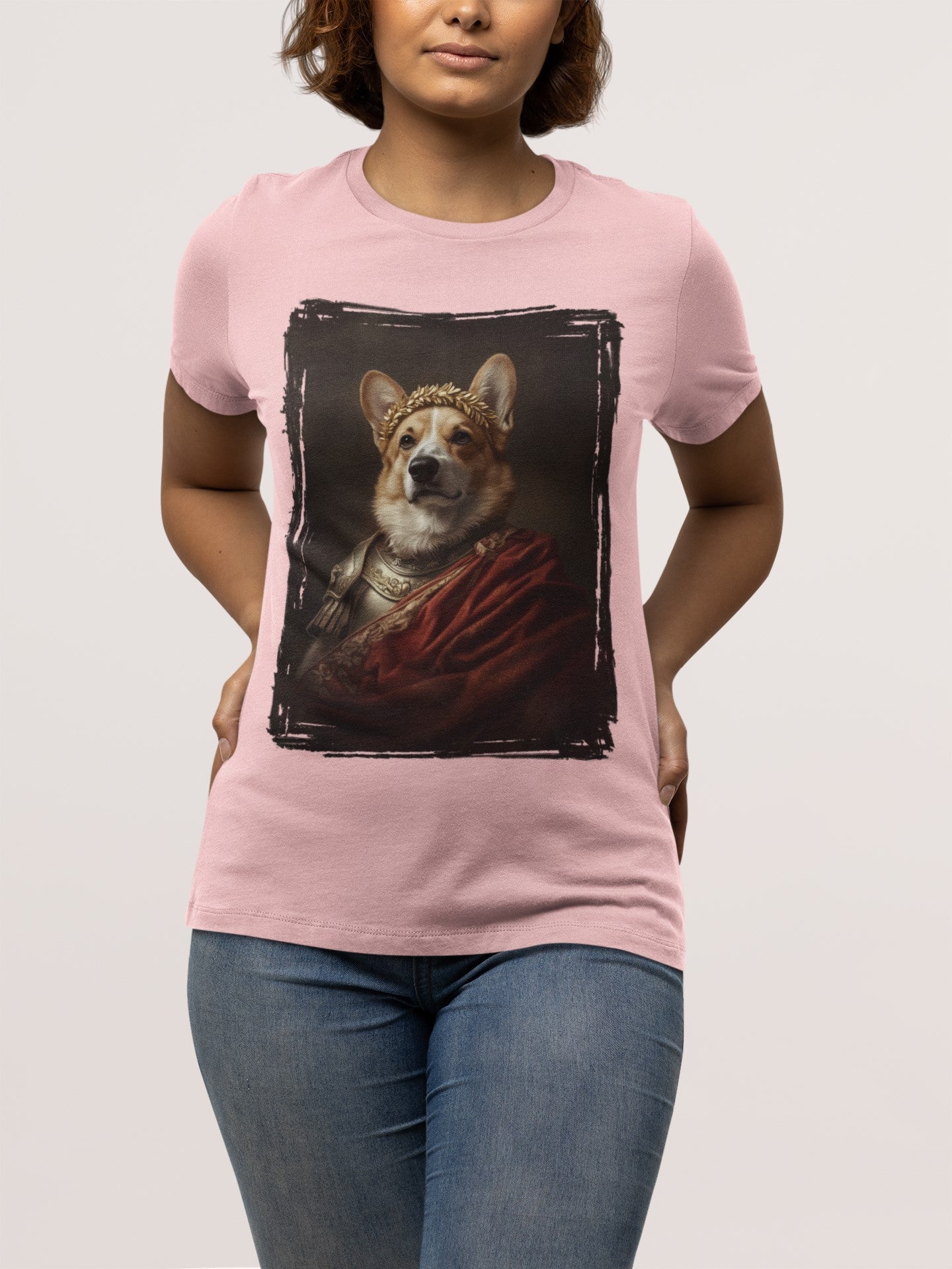Pembroke Welsh Corgi Roman Emperor Graphic Tee