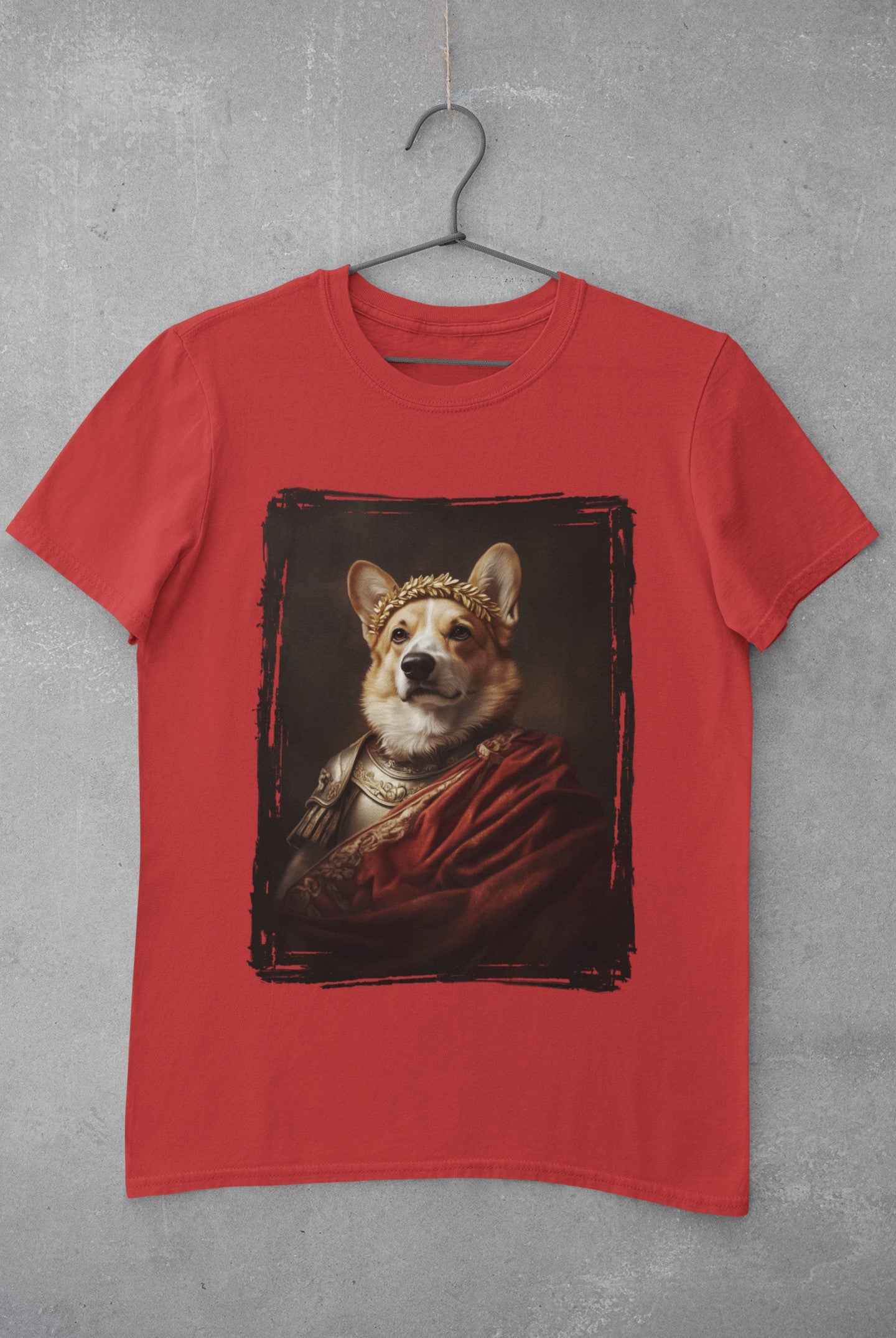 Pembroke Welsh Corgi Roman Emperor Graphic Tee