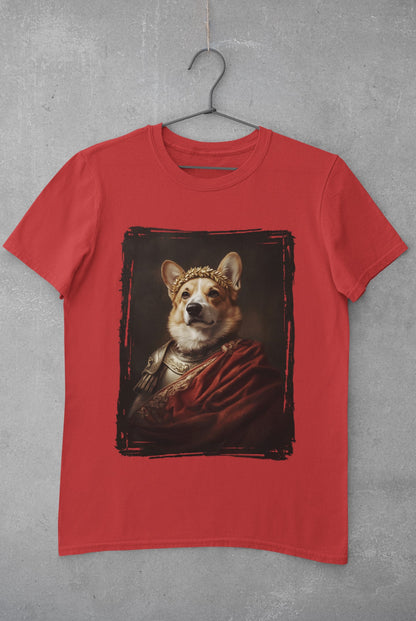 Pembroke Welsh Corgi Roman Emperor Graphic Tee