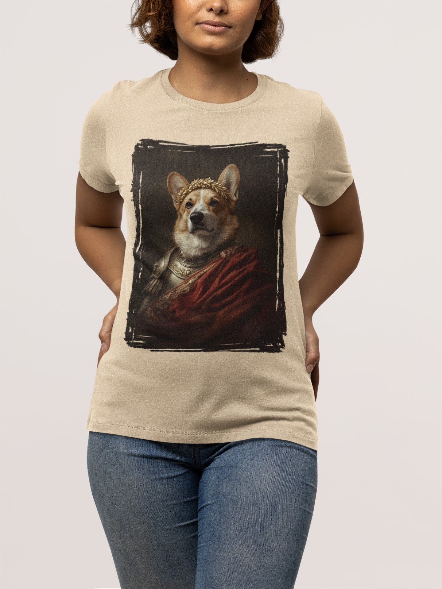 Pembroke Welsh Corgi Roman Emperor Graphic Tee