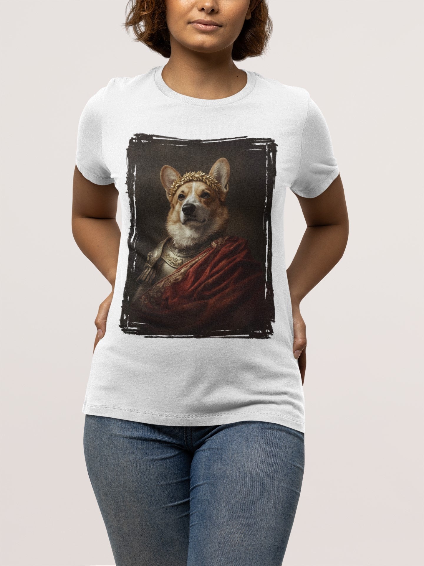 Pembroke Welsh Corgi Roman Emperor Graphic Tee