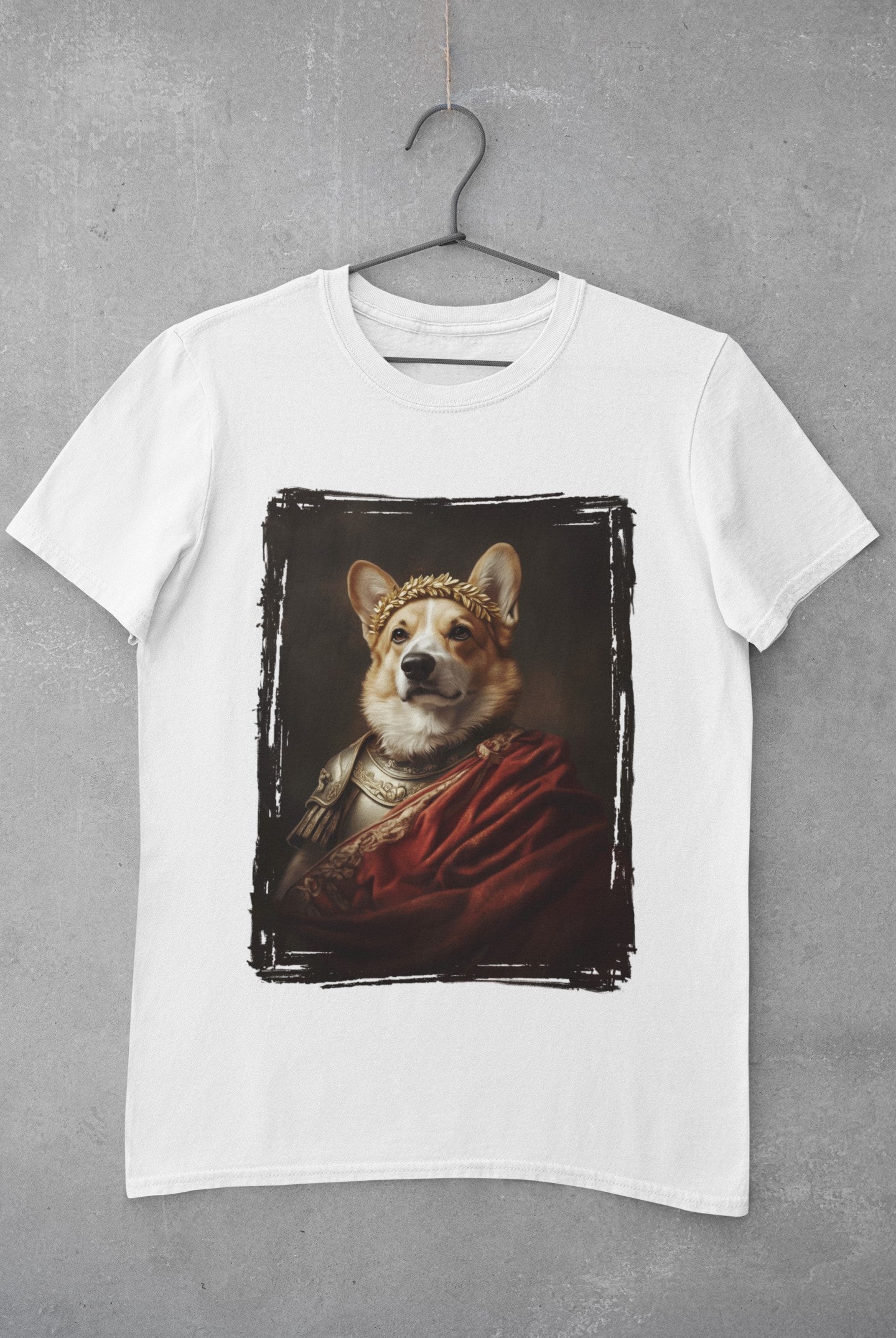 Pembroke Welsh Corgi Roman Emperor Graphic Tee