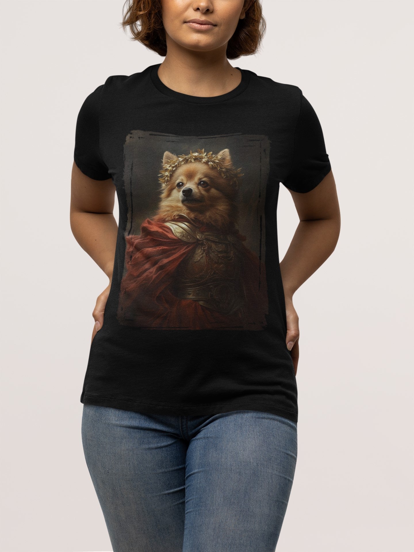 Pomeranian Roman Emperor Graphic Tee