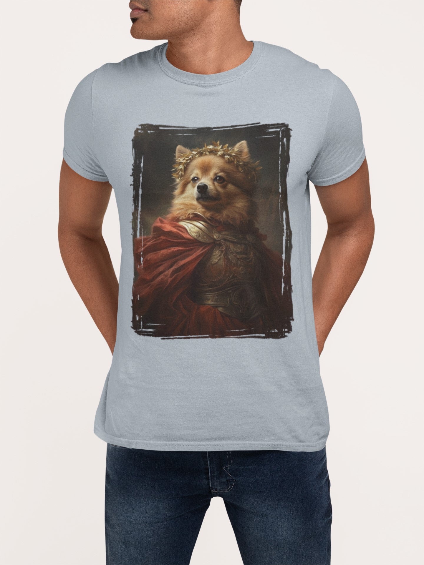 Pomeranian Roman Emperor Graphic Tee