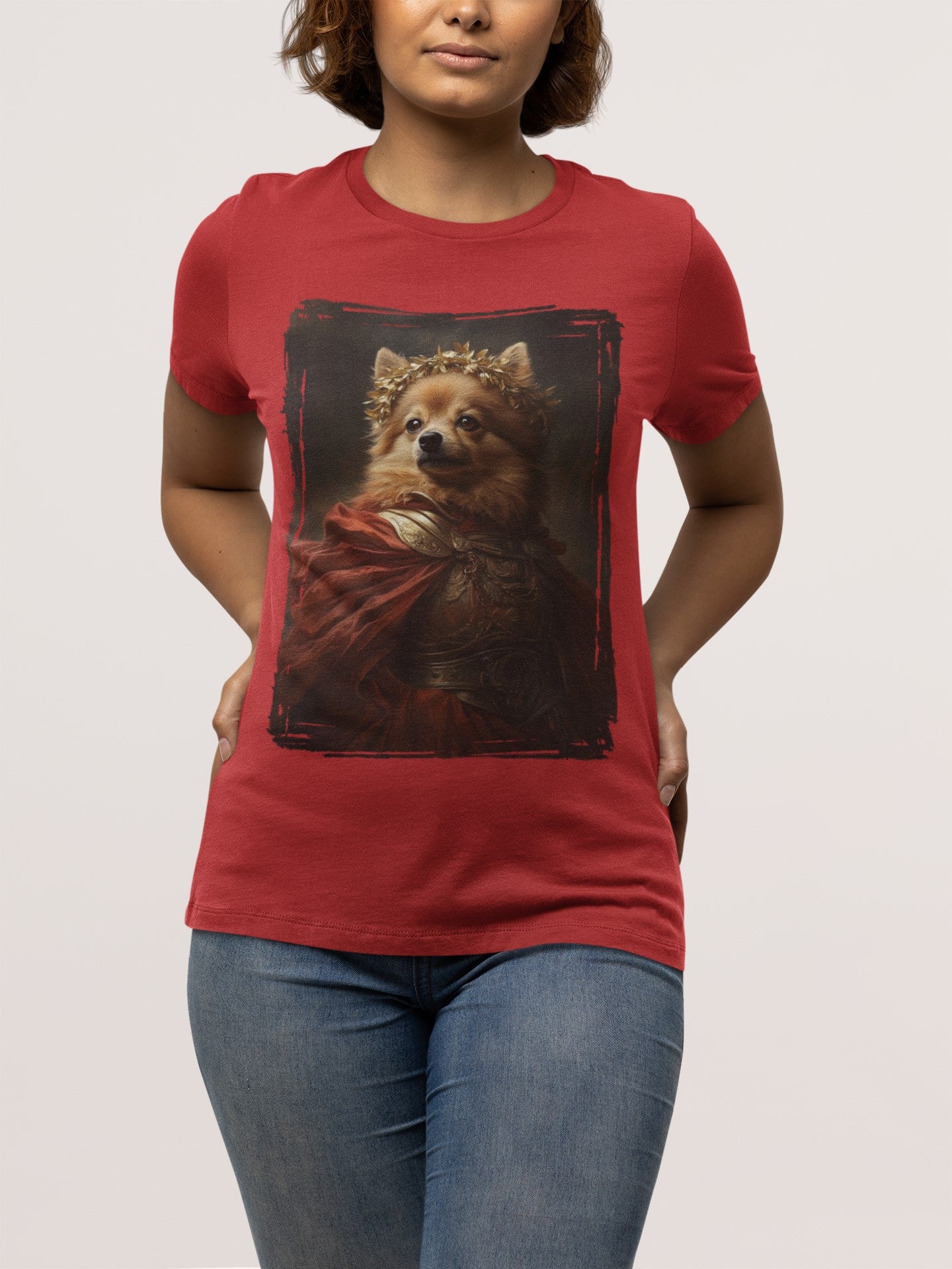 Pomeranian Roman Emperor Graphic Tee
