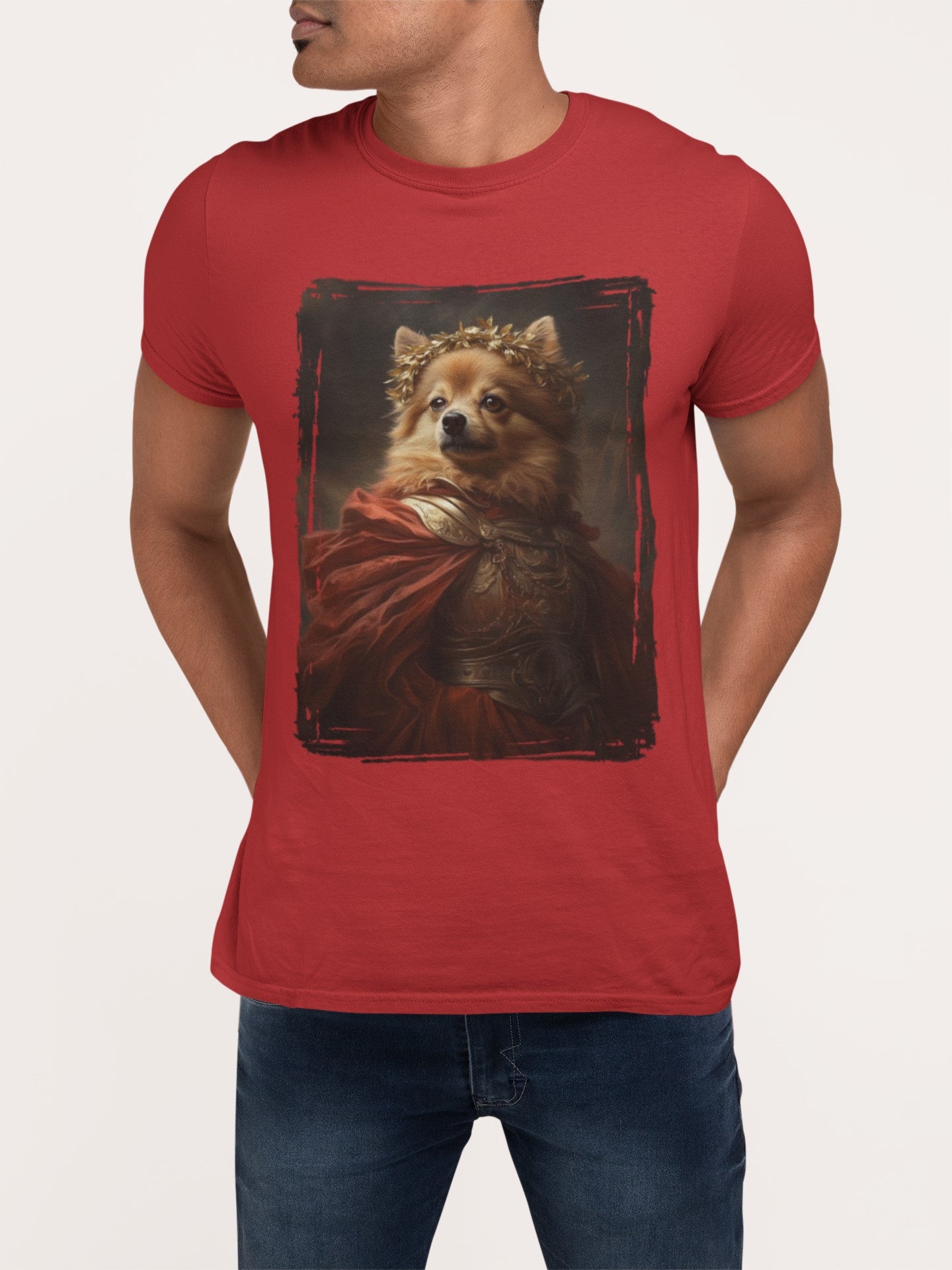 Pomeranian Roman Emperor Graphic Tee
